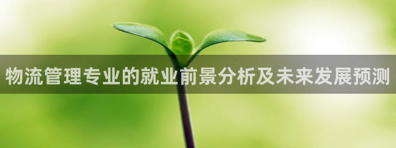 ,优游国际链接来一个：物流管理专业的